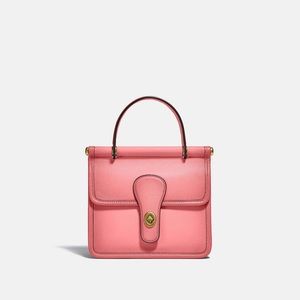 NWOT Coach Willis Top Handle 18 Taffy Pink